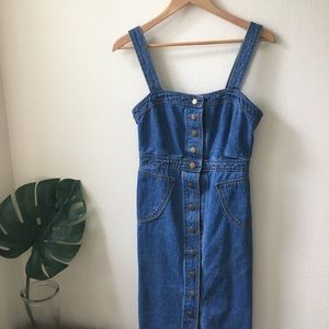 Denim Button Down Dress